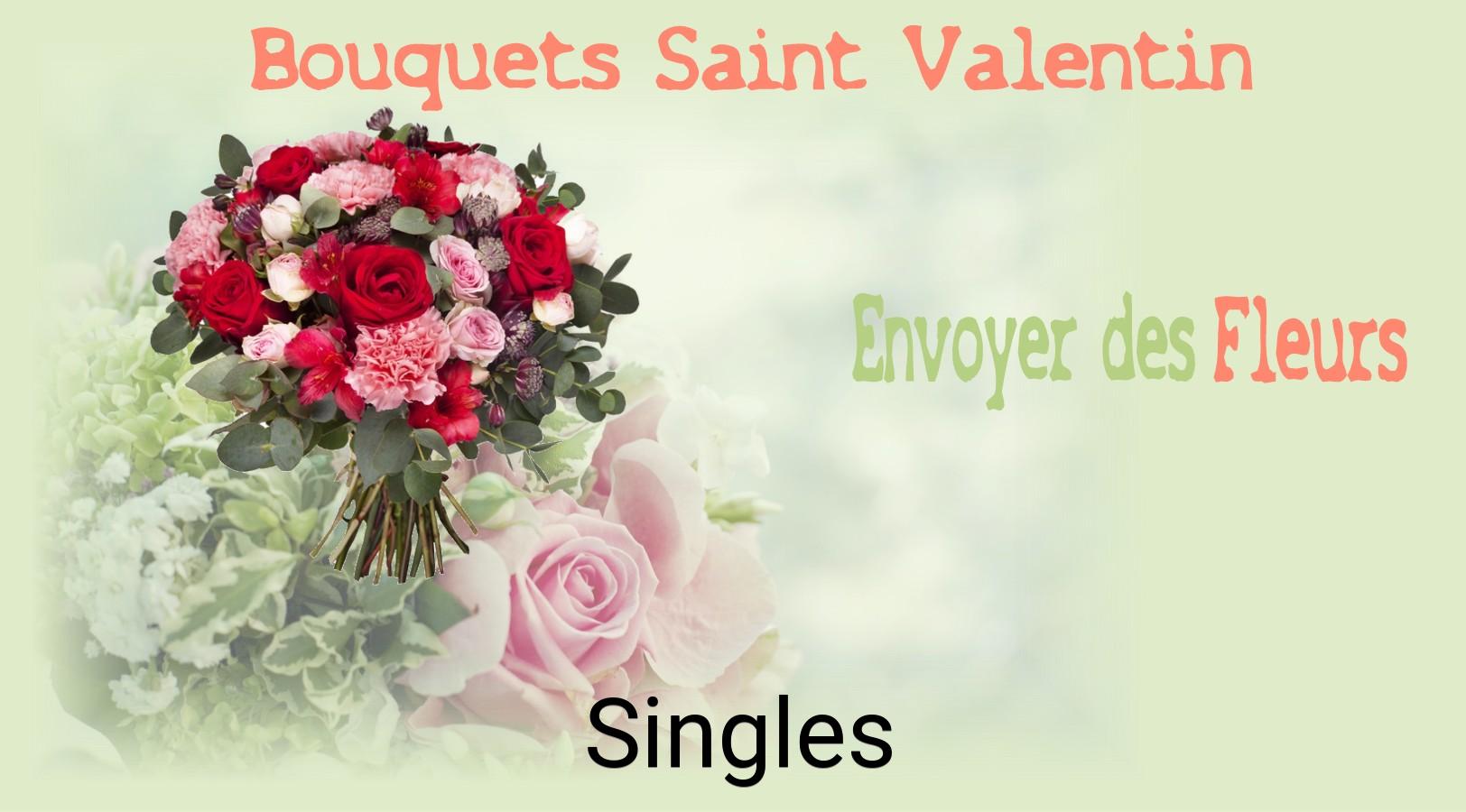 Roses de Saint-Valentin livrées à Singles